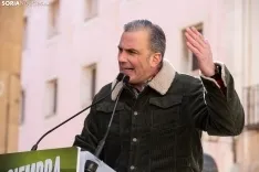 Ortega Smith apoya a Vox Soria. /María Ferrer