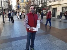 Acción de Aspace Soria en el centro de la capital. 