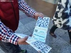 Acción de Aspace Soria en el centro de la capital. 