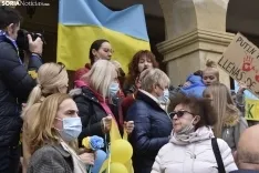 Manifestación contra la guerra en Ucrania