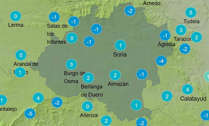 El tiempo en Soria: Aumento de la nubosidad al norte y heladas más débiles