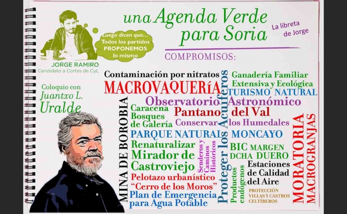 UP apuesta por el medio ambiente en una jornada con López de Uralde