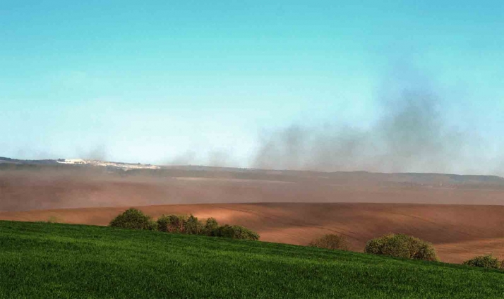 Precaución ante la llegada de partículas de polvo procedente de África