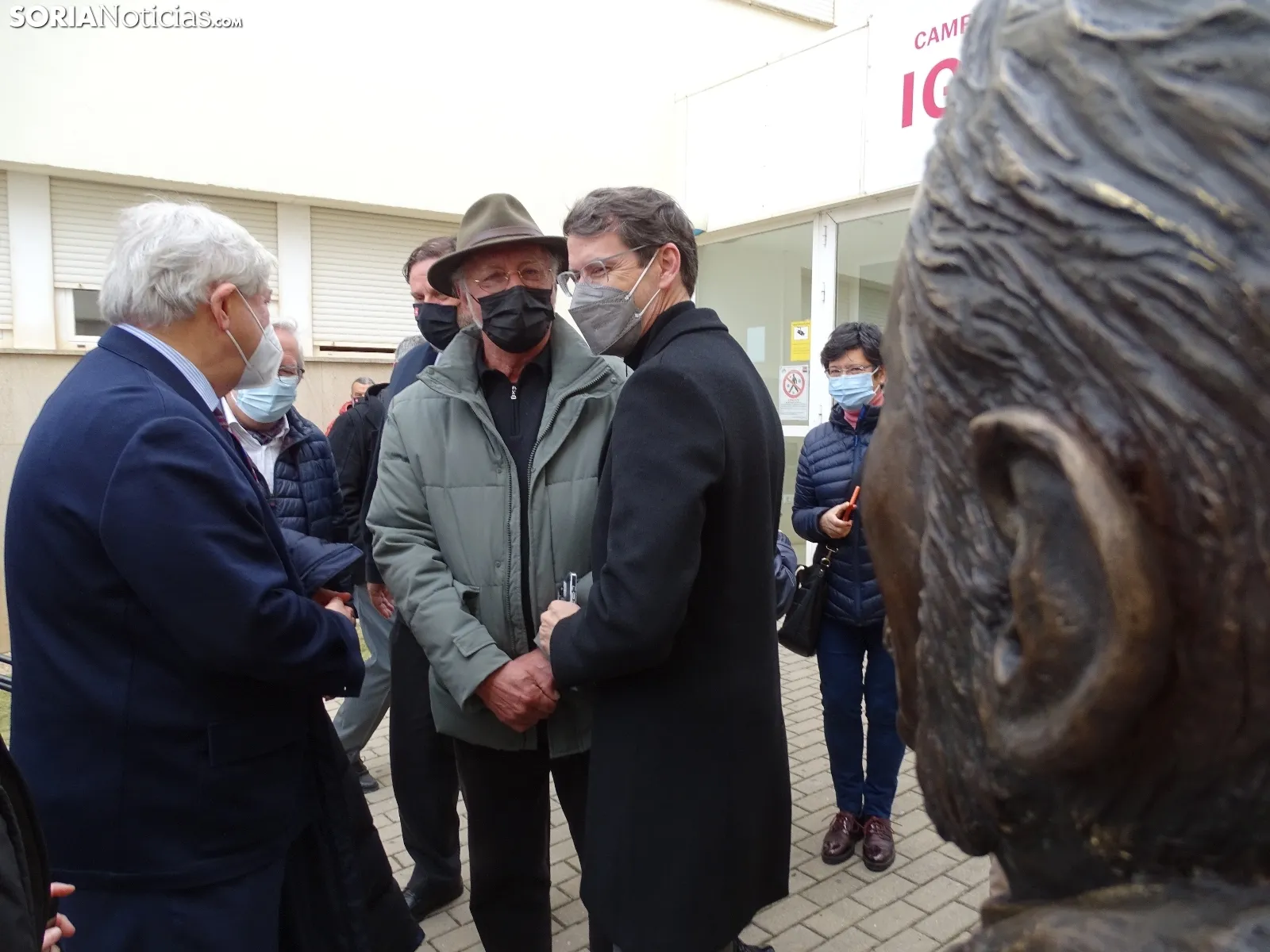 Una imagen del acto de homenaje hoy en el Campus. /SN