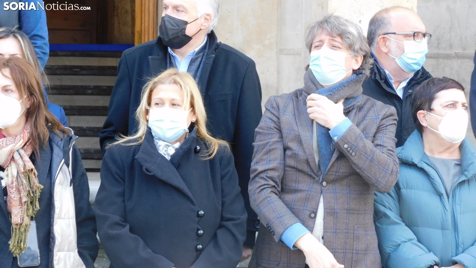 Foto 15 - Las instituciones sorianas mandan su apoyo a Ucrania a trav&eacute;s de la concentraci&oacute;n de FEMP