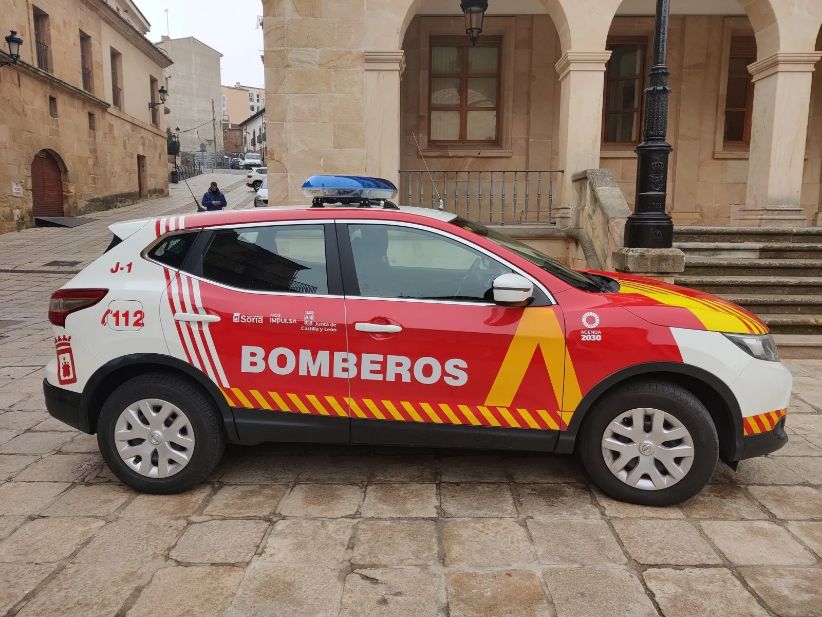 Foto 2 - Los bomberos de Soria celebran su patr&oacute;n recordando los duros momentos de la pandemia
