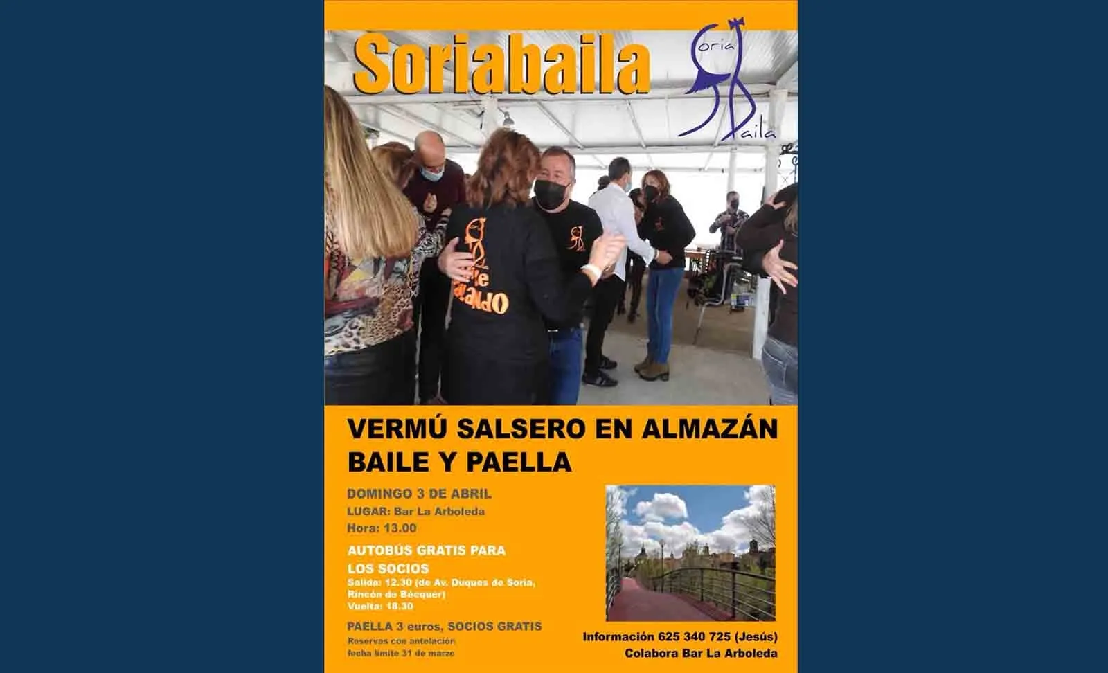 Foto 2 - Este domingo, verm&uacute; salsero, paella y baile en Almaz&aacute;n 
