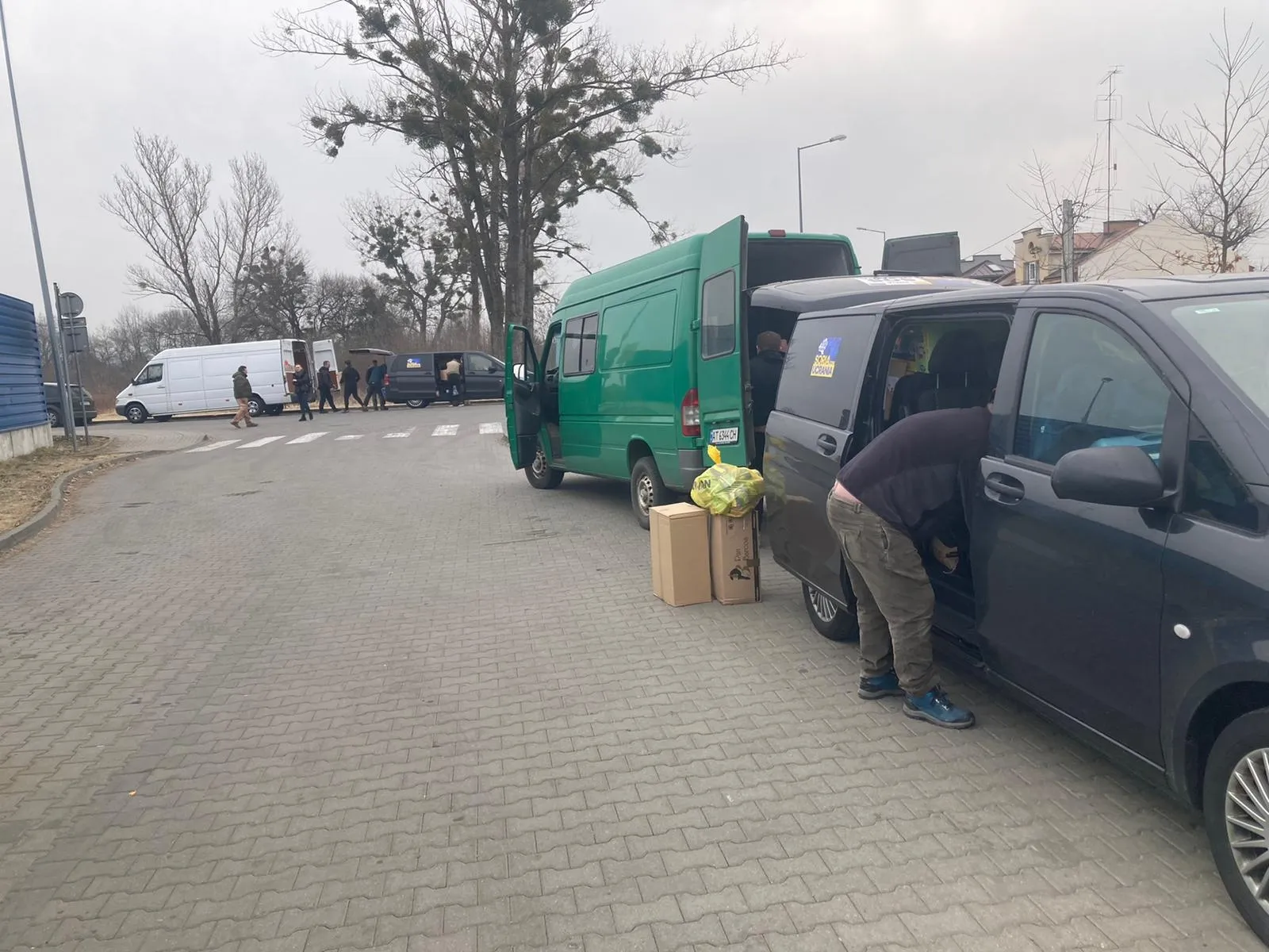 Foto 2 -  Incertidumbre en los veteranos del Ingenieros de Soria a su llegada a la frontera con Ucrania