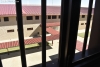 Vistas desde el interior de un celda en la cárcel de Soria. 