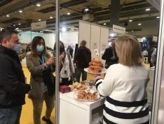 Una imagen de la presencia soriana hoy en Madrid. /Dip.