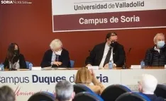Una imagen del acto de homenaje hoy en el Campus. /Julián García