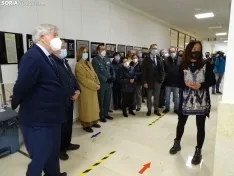 Una imagen del acto de homenaje hoy en el Campus. /SN