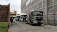 Protesta de los camioneros sorianos. SN