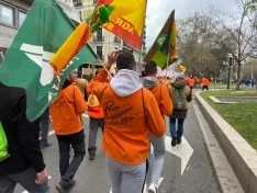 Una de las imágenes de la manifestación. /ASAJA