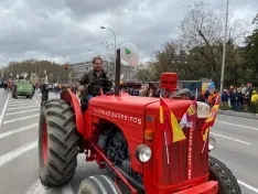 Una de las imágenes de la manifestación. /ASAJA