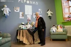 Paquita y sus Peponas son famosas en El Royo. /María Ferrer