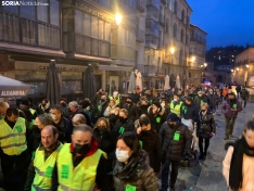 Foto 3 - Centenares de transportistas se quejan en Soria de la subida de los carburantes 