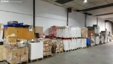 Palets con parte de lo recaudado por Mochuelo Jam.