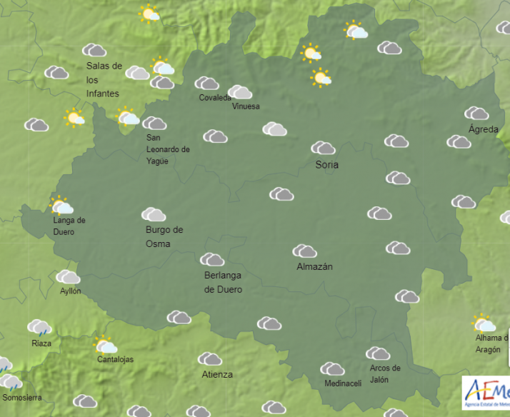 El tiempo en Soria: la provincia recibe el fin de semana con un ascenso de las temperaturas