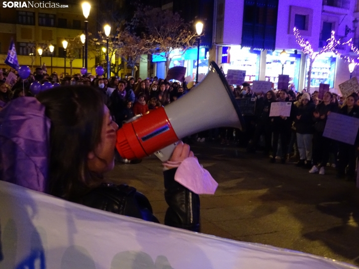 GALERÍA: Soria, feminista, clama en violeta