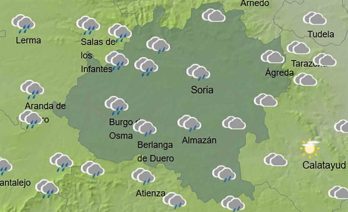 El tiempo en Soria: Más invierno y lluvias