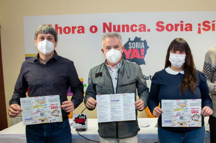 Soria ¡Ya! insiste ante los socialistas no estar interesada en ocupar cargos institucionales en la mesa de las Cortes