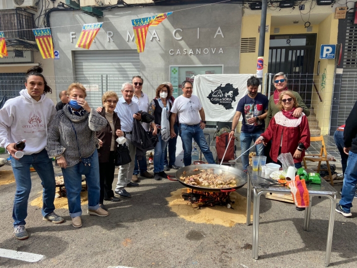La Casa de Soria, segunda en un concurso de paellas en Valencia