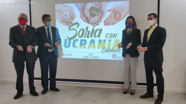 Caja Rural impulsa con 20.000&euro; el fondo solidario de toda Soria con Ucrania