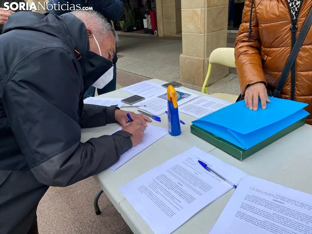 Los sorianos firman la alegación contra el Cerro de los Moros