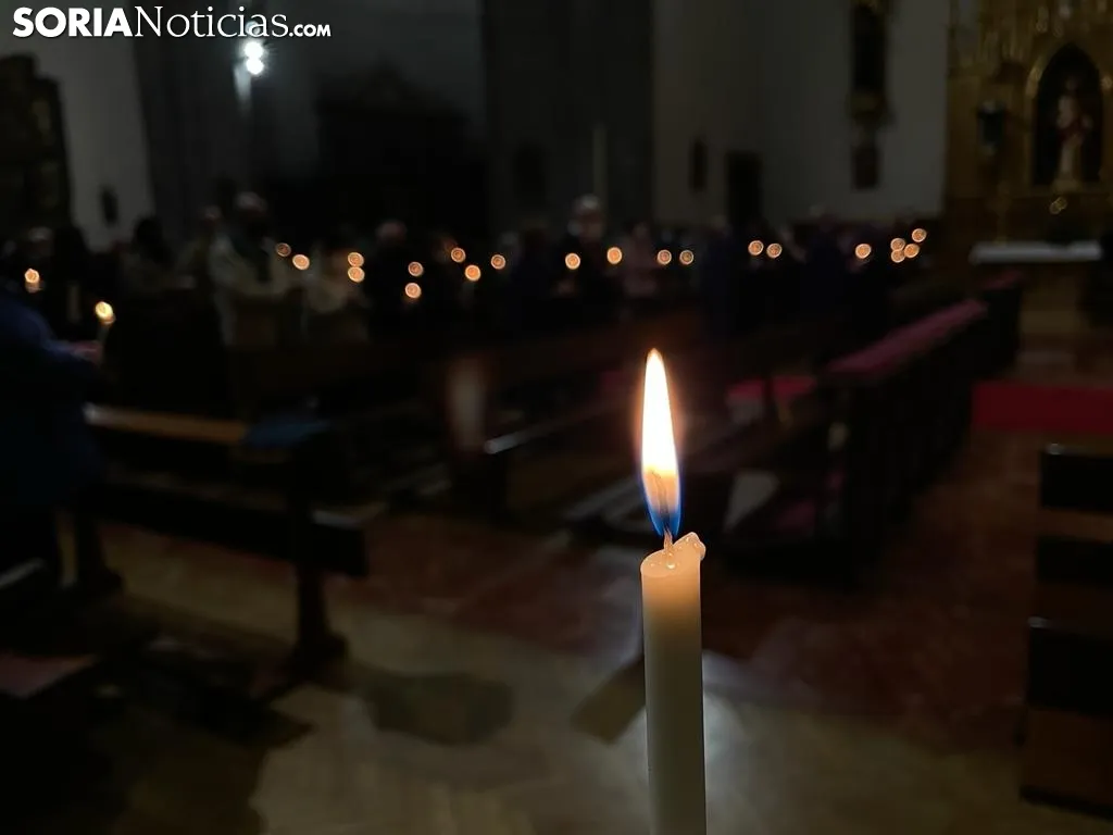 Una imagen de la Basílica de Los Milagros en la Vigilia Pascual. /NG