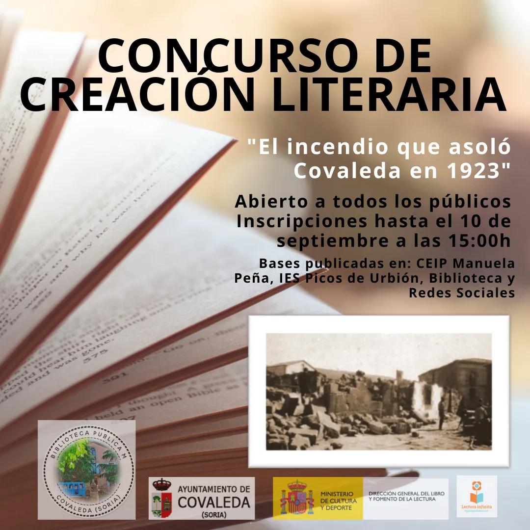 Foto 2 - El incendio de 1923, eje del nuevo Concurso de Creaci&oacute;n Literaria de Covaleda&nbsp;