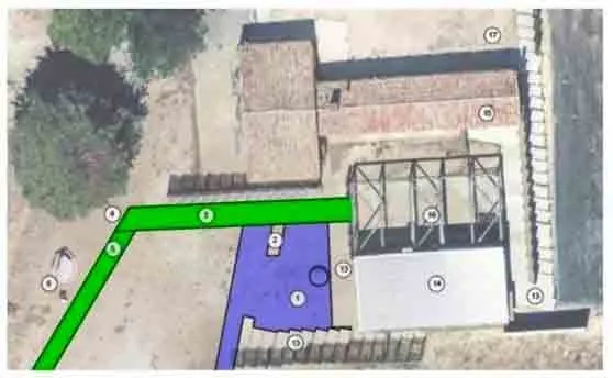 Detalle de la propuesta de adecuación de la plaza de inicio de la actación. /Jta.