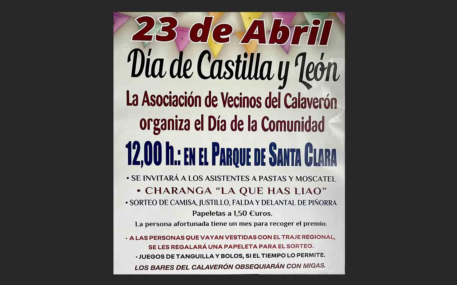 Foto 2 - El Calaver&oacute;n vuelve a celebrar el 23-A el s&aacute;bado