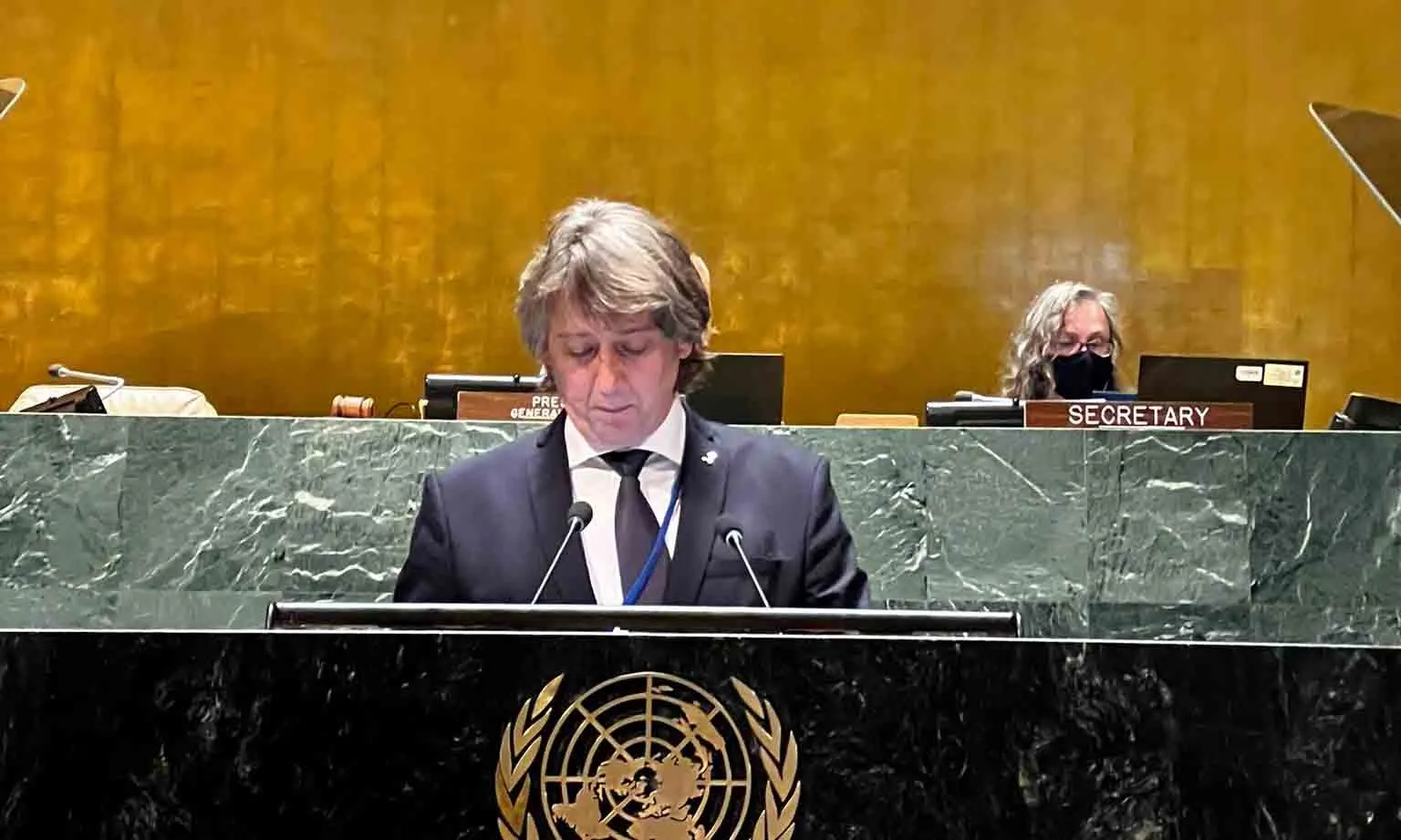 Foto 2 - M&iacute;nguez defiende, ante la ONU, la identidad de los peque&ntilde;os y medianos municipios