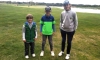 Los tres jóvenes golfistas sorianos. /CGS