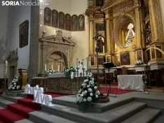 Una imagen de la Basílica de Los Milagros en la Vigilia Pascual. /NG