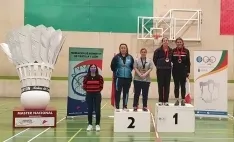 Foto 6 - El cuarto M&aacute;ster Nacional Senior cont&oacute; con ocho jugadores de b&aacute;dminton de Soria