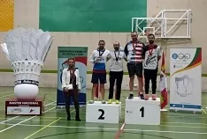 Foto 7 - El cuarto M&aacute;ster Nacional Senior cont&oacute; con ocho jugadores de b&aacute;dminton de Soria