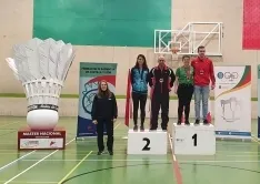 Foto 5 - El cuarto M&aacute;ster Nacional Senior cont&oacute; con ocho jugadores de b&aacute;dminton de Soria