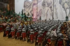 Foto 4 - 1.500 piezas de playmobil representan en Garray la pel&iacute;cula 'Gladiator'