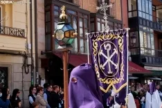 Una imagen de la procesión de este mediodía/. Cirilo Vargas. 