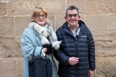 Adela Rodrigo Castrillo y José Luis Berlanga Chico, de Santa Bárbara. /MARÍA FERRER