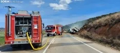 Accidente en la CL-101.