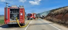 Accidente en la CL-101.