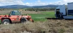 Laboriosa retirada de un camión en La Omeñaca.