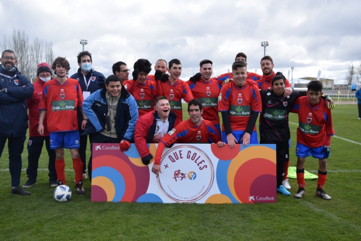 El Numancia, en el I Trofeo de F&uacute;tbol Inclusivo +QUE GOLES de Castilla y Le&oacute;n