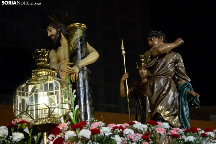 Galer&iacute;a: La Flagelaci&oacute;n y la Oraci&oacute;n en el Huerto se encuentran en la Semana Santa de Sor