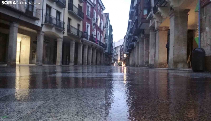 Poca agua en la provincia durante las tormentas de ayer