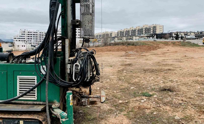 Las obras del Centro de Procesamiento de Datos avanzan con las catas en la parcela cedida por el Ayuntamiento