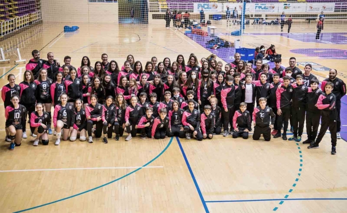 Brillante actuación de los equipos del Sporting Santo Domingo en la Copa de Castilla y León de voleibol 